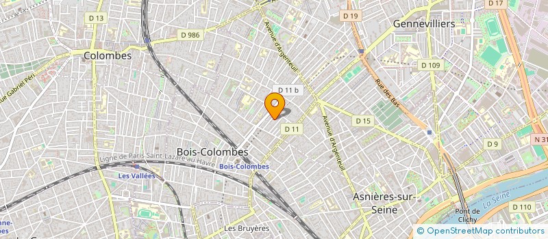 localisation de l'entreprise MADAME ANNE-SOPHIE DUCLOUX à BOIS-COLOMBES