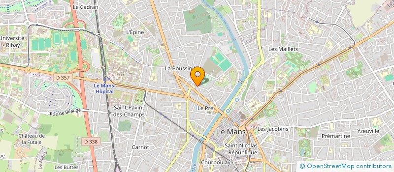 localisation de l'entreprise MADAME ANNE-SOPHIE DUCROC  LE MANS