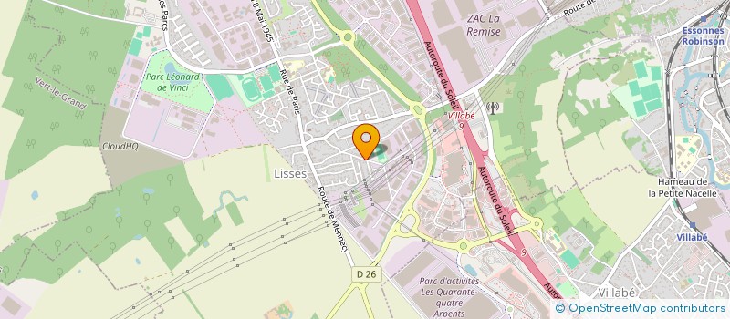 localisation de l'entreprise MADAME ANNE-SOPHIE DUJARDIN  LISSES