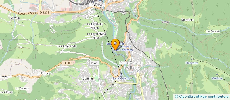 localisation de l'entreprise MADAME ANNE-SOPHIE DUPOND  SAINT-GERVAIS-LES-BAINS