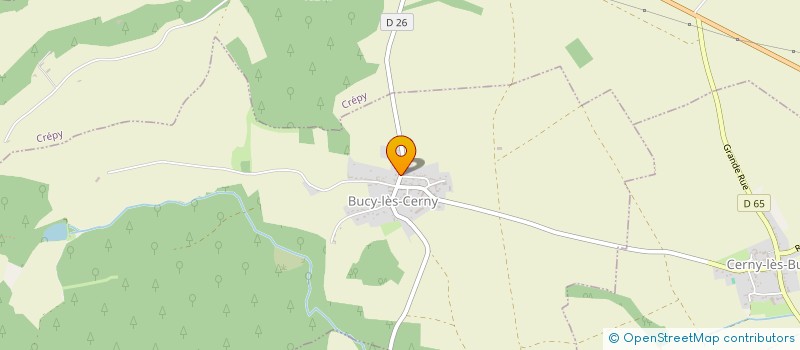 localisation de l'entreprise MADAME ANNE-SOPHIE DUPUY  BUCY-LES-CERNY