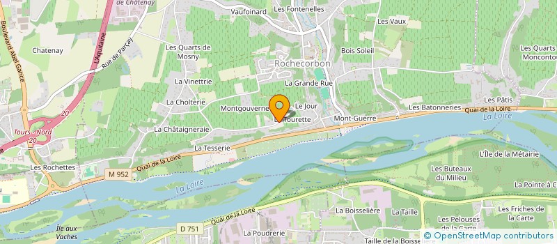 localisation de l'entreprise MADAME ANNE-SOPHIE DURAND  ROCHECORBON