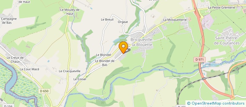 localisation de l'entreprise MADAME ANNE-SOPHIE DUREL  GOUVILLE-SUR-MER