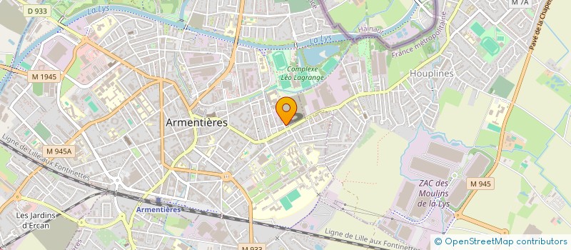 localisation de l'entreprise MADAME ANNE SOPHIE DUTHOIT à ARMENTIERES