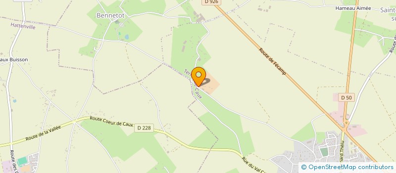 localisation de l'entreprise MADAME ANNE-SOPHIE DUVAL  TERRES-DE-CAUX