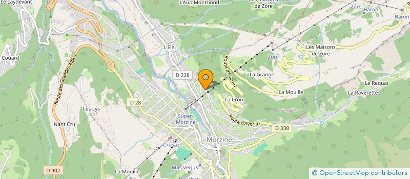 localisation de l'entreprise MADAME ANNE-SOPHIE EHRHARDT à MORZINE