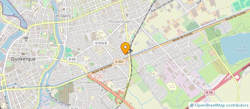 localisation de l'entreprise MADAME ANNE SOPHIE FACOMPREZ à DUNKERQUE