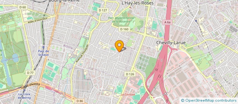 localisation de l'entreprise MADAME ANNE-SOPHIE FAUCHER  L'HAY-LES-ROSES