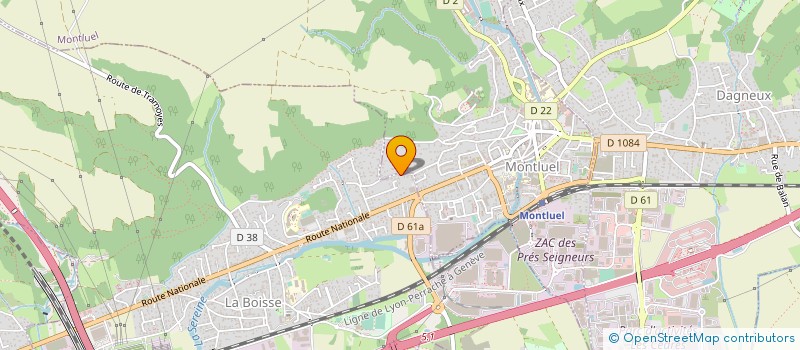 localisation de l'entreprise MADAME ANNE-SOPHIE FAVIER  MONTLUEL