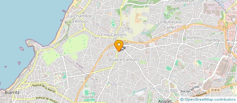 localisation de l'entreprise MADAME ANNE-SOPHIE FAYOLLE  ANGLET