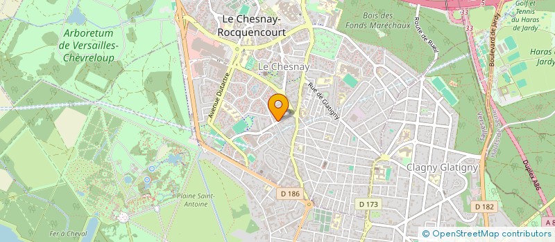 localisation de l'entreprise MADAME ANNE-SOPHIE FENART  LE CHESNAY-ROCQUENCOURT