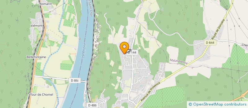 localisation de l'entreprise MADAME ANNE-SOPHIE FERNANDEZ  DONZERE