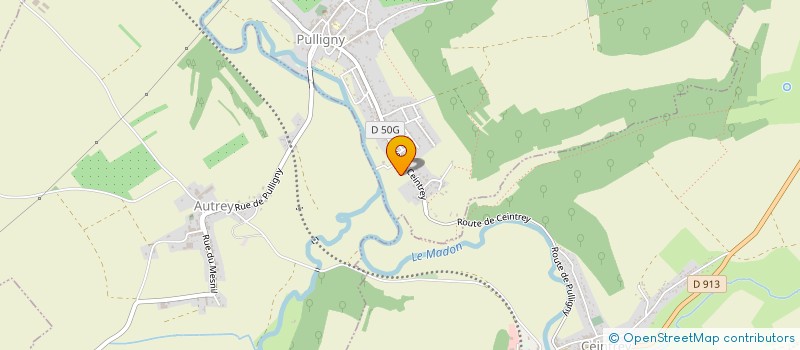 localisation de l'entreprise MADAME ANNE SOPHIE FINANCE  PULLIGNY