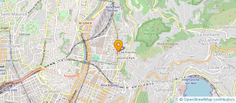 localisation de l'entreprise MADAME ANNE-SOPHIE FONTANET  NICE