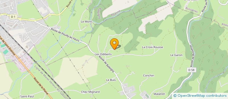 localisation de l'entreprise MADAME ANNE-SOPHIE FOURCADE à POUILLY-LES-FEURS