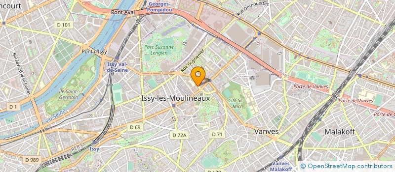 localisation de l'entreprise MADAME ANNE SOPHIE FRANZ à ISSY-LES-MOULINEAUX