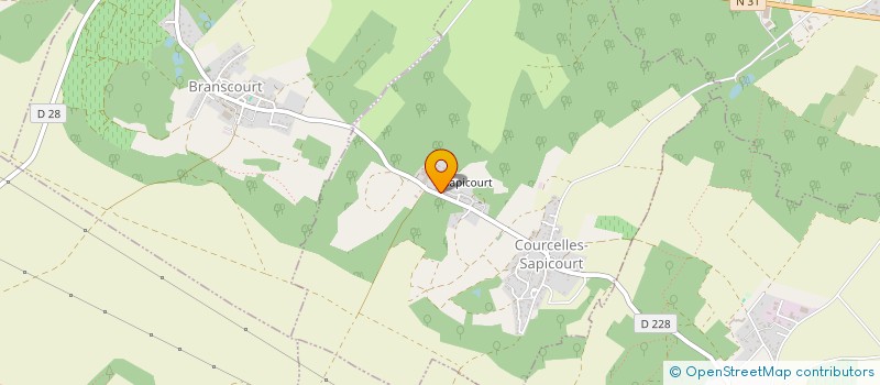 localisation de l'entreprise MADAME ANNE-SOPHIE FRIGOUT  COURCELLES-SAPICOURT