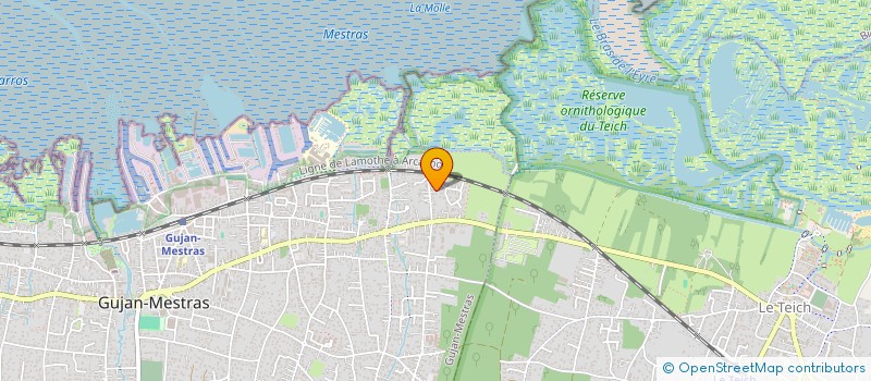 localisation de l'entreprise MADAME ANNE-SOPHIE GALLOIS  GUJAN-MESTRAS