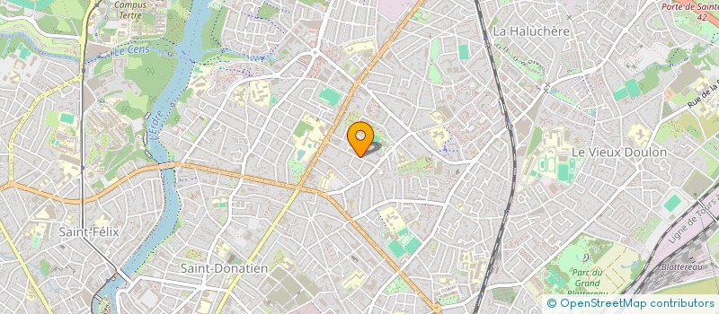 localisation de l'entreprise MADAME ANNE-SOPHIE GALLOT  NANTES