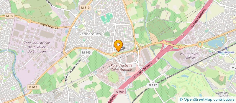 localisation de l'entreprise MADAME ANNE-SOPHIE GAMEZ à VENDARGUES