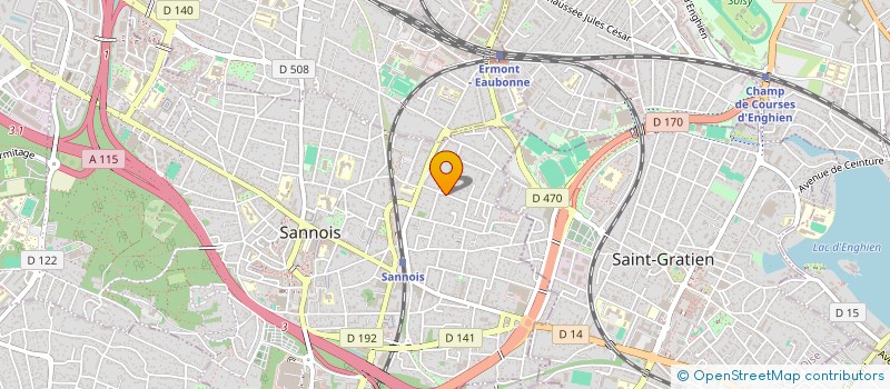 localisation de l'entreprise MADAME ANNE-SOPHIE GARNIER  SANNOIS