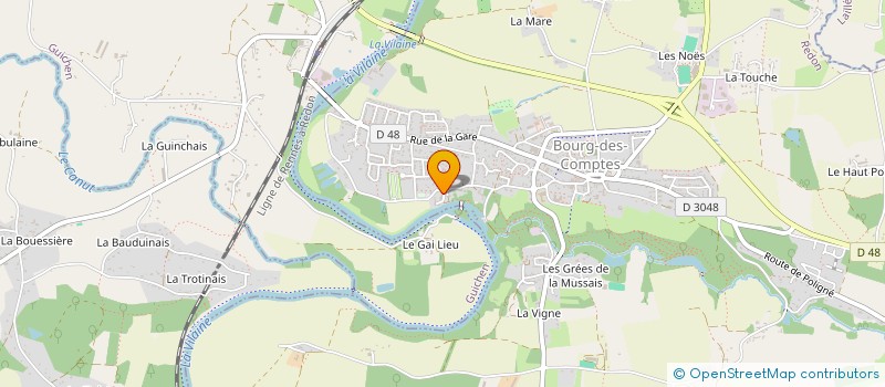 localisation de l'entreprise MADAME ANNE-SOPHIE GAUTIER  BOURG-DES-COMPTES