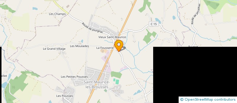 localisation de l'entreprise MADAME ANNE-SOPHIE GIRARD  SAINT-MAURICE-LES-BROUSSES