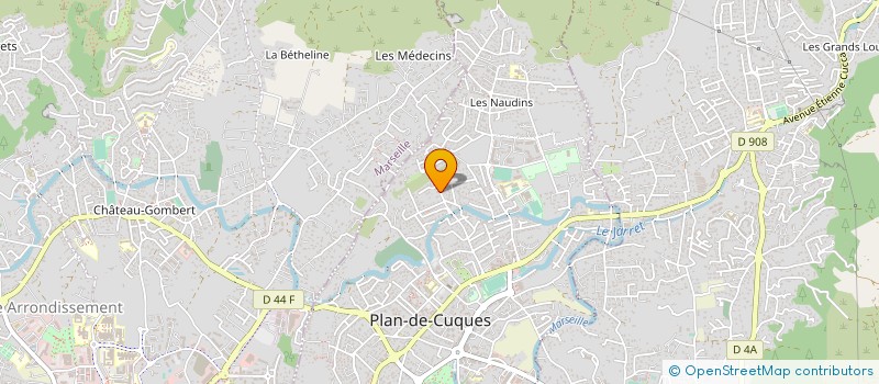 localisation de l'entreprise MADAME ANNE-SOPHIE GIRAUD  PLAN-DE-CUQUES