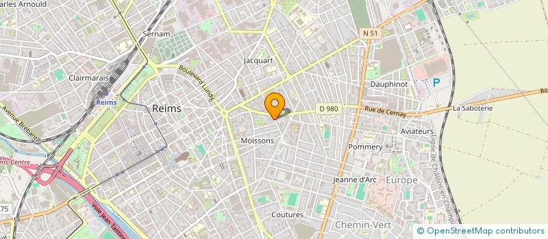 localisation de l'entreprise MADAME ANNE-SOPHIE GLADIEUX  REIMS