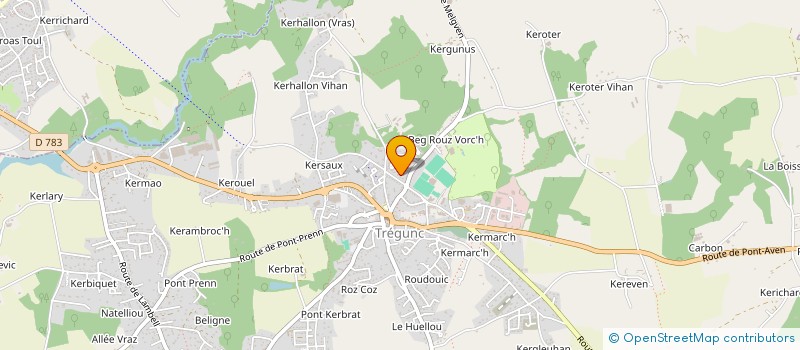 localisation de l'entreprise MADAME ANNE SOPHIE GLOANNEC à TREGUNC