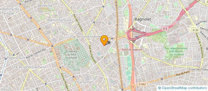 localisation de l'entreprise MADAME ANNE-SOPHIE GODOT  PARIS