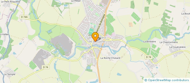 localisation de l'entreprise MADAME ANNE-SOPHIE GOURET  SAINT-PHILBERT-DE-BOUAINE