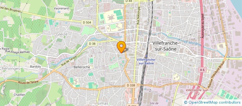 localisation de l'entreprise MADAME ANNE SOPHIE GRAVOT à VILLEFRANCHE-SUR-SAONE