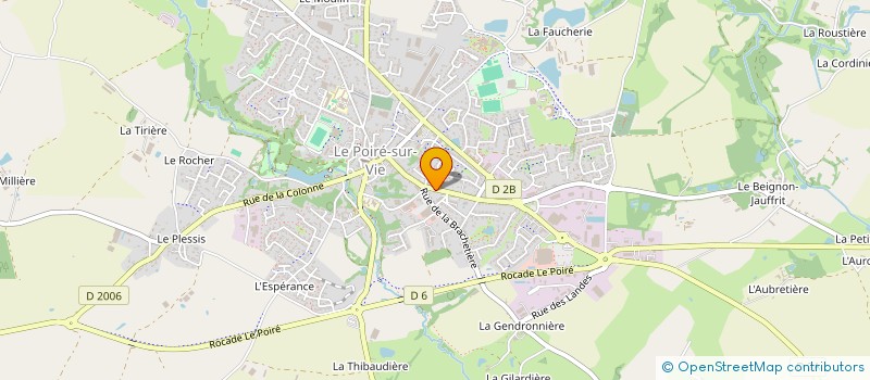localisation de l'entreprise MADAME ANNE-SOPHIE GREAUD à LE POIRE-SUR-VIE