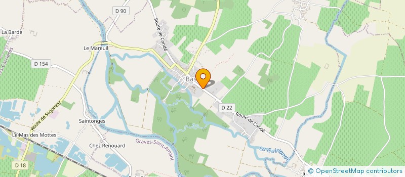 localisation de l'entreprise MADAME ANNE-SOPHIE GREAUD à CHATEAUNEUF-SUR-CHARENTE