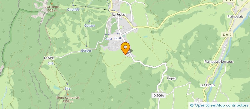 localisation de l'entreprise MADAME ANNE-SOPHIE GREGOIRE  LES DESERTS