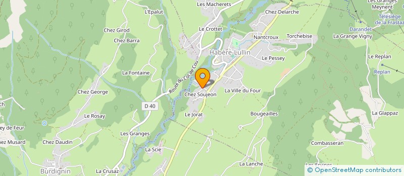 localisation de l'entreprise MADAME ANNE-SOPHIE GROSSET  HABERE-POCHE