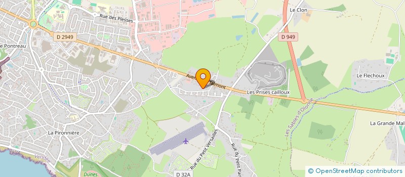 localisation de l'entreprise MADAME ANNE SOPHIE GUARDA  LES SABLES D'OLONNE