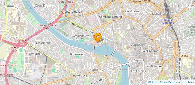 localisation de l'entreprise MADAME ANNE-SOPHIE GUILLE  TOULOUSE