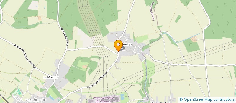 localisation de l'entreprise MADAME ANNE-SOPHIE GUILLET  VERNOU-LA-CELLE-SUR-SEINE