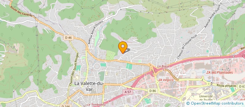 localisation de l'entreprise MADAME ANNE SOPHIE HENRIC à LA VALETTE-DU-VAR