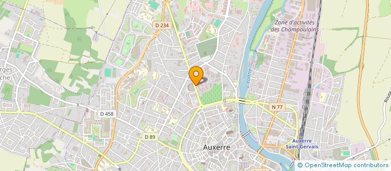 localisation de l'entreprise MADAME ANNE SOPHIE HENRION à AUXERRE