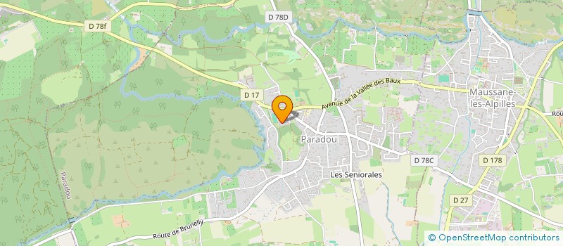 localisation de l'entreprise MADAME ANNE-SOPHIE HEUILLE  PARADOU