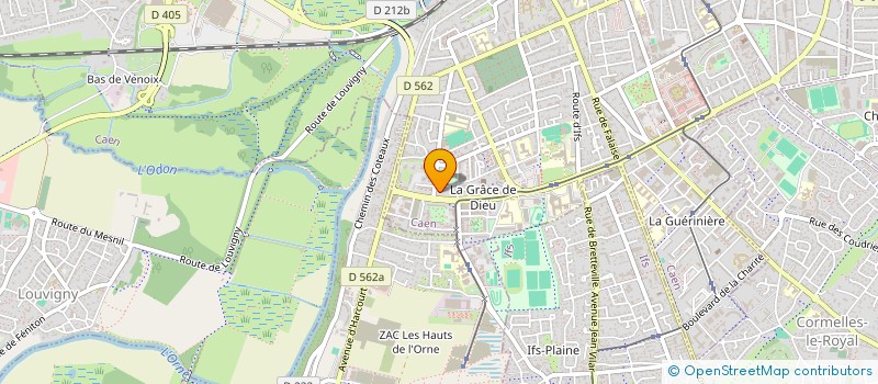 localisation de l'entreprise MADAME ANNE-SOPHIE HIBON  HEROUVILLE-SAINT-CLAIR