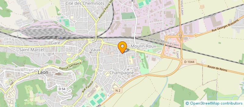 localisation de l'entreprise MADAME ANNE-SOPHIE HIVIN à LAON