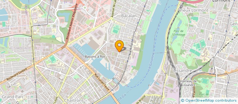 localisation de l'entreprise MADAME ANNE-SOPHIE HOUDARD  BORDEAUX