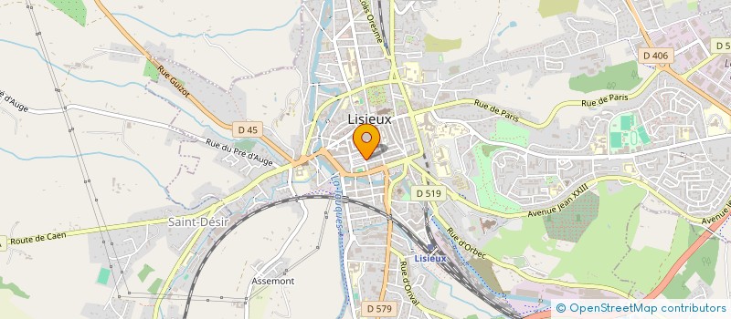 localisation de l'entreprise MADAME ANNE-SOPHIE HUE  LISIEUX