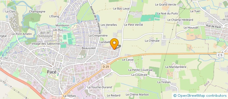localisation de l'entreprise MADAME ANNE-SOPHIE JAMET à PACE