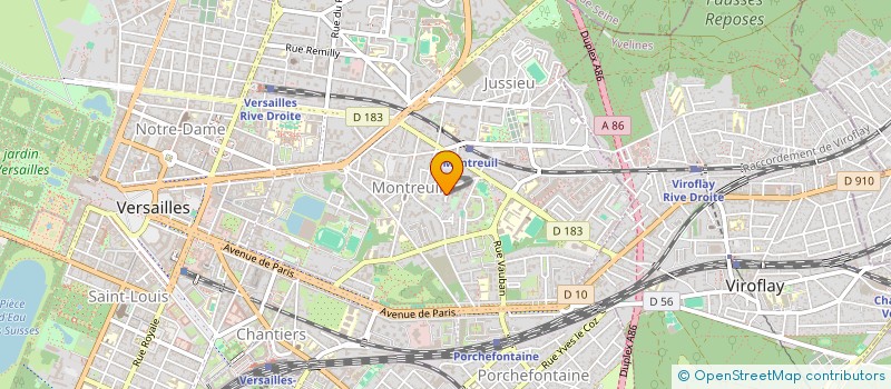localisation de l'entreprise MADAME ANNE-SOPHIE JAPIOT à VERSAILLES
