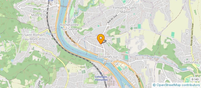 localisation de l'entreprise MADAME ANNE-SOPHIE JEAN-ROMAIN  FONTAINES SUR SAONE